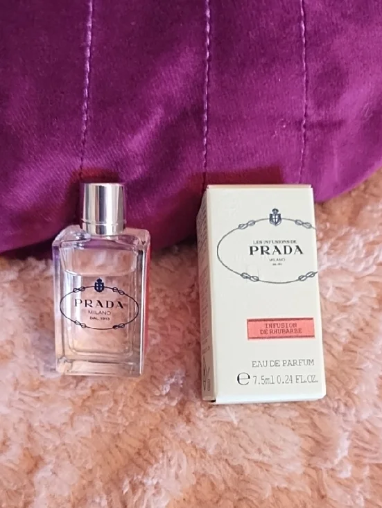Prada Milano Les Infusions Eau de Parfum 7.5 ml đź’• Infusion de Rhubarbeđź’•NWT - Picture 3 of 7